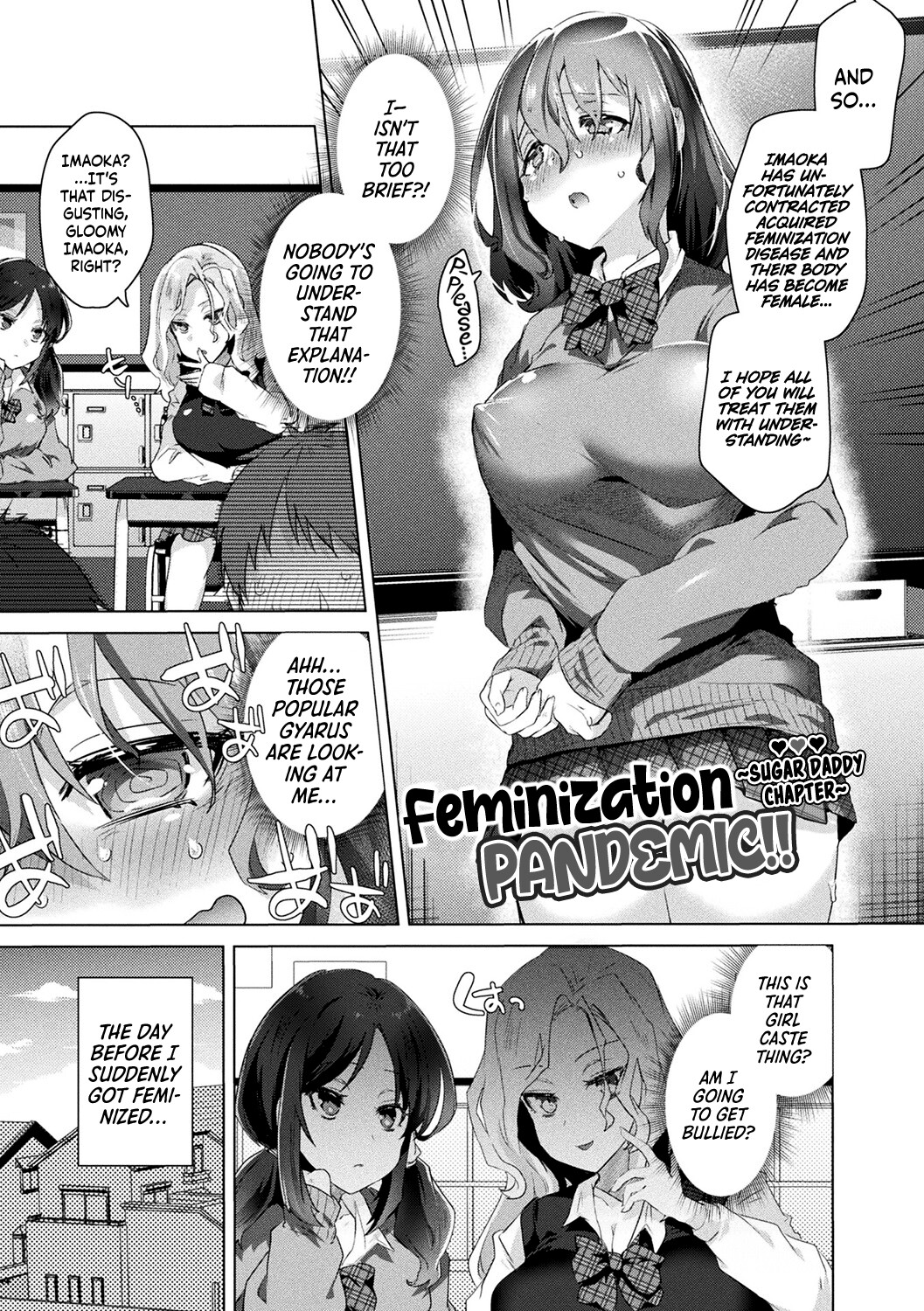 Hentai Manga Comic-Feminization Pandemic!! Sugar Daddy-Read-1